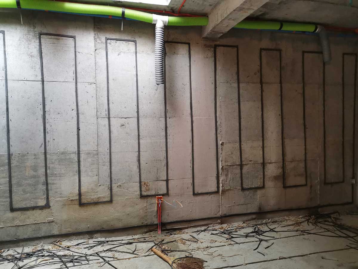 安徽淮南岭秀山南地下室防水防潮电渗透方案实践