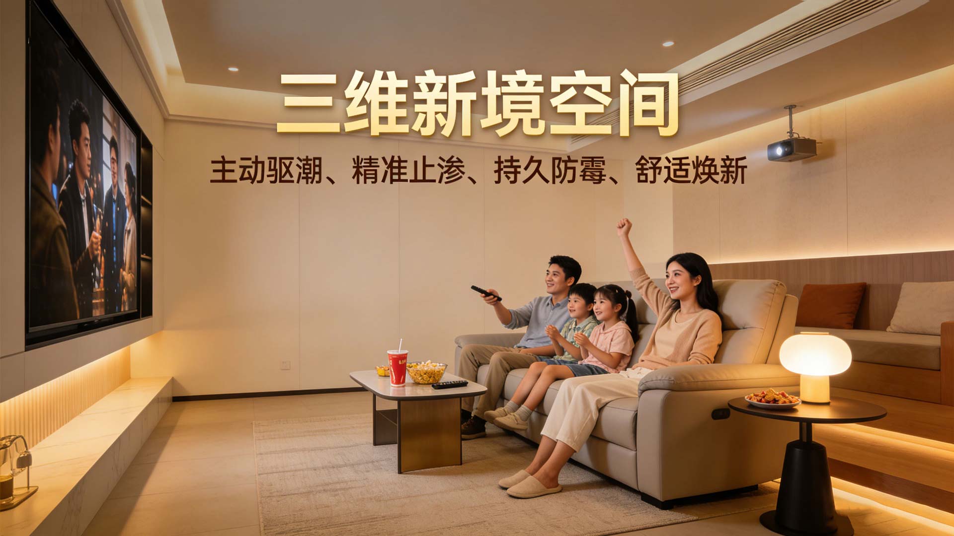 立威三维新境空间 | 营口高端住宅地下室防水防潮防霉 - 立威防潮官网